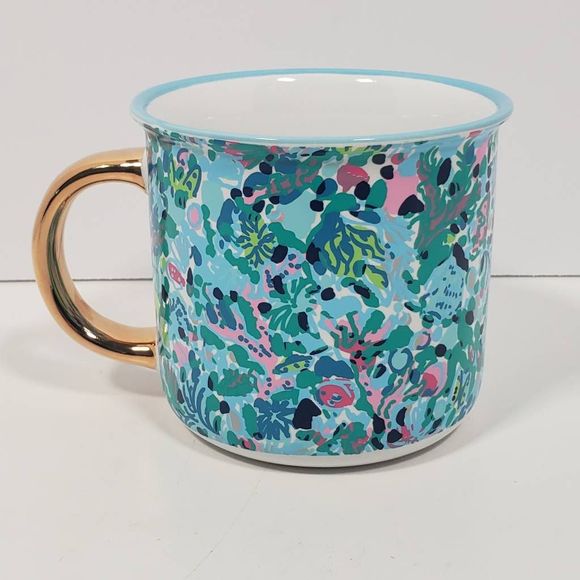 Lilly Pulitzer Dining Lilly Pulitzer Dive In Coffee Tea Mug Poshmark